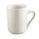CAC China SI-8-W - Franklin 8-oz Mug, 3-3/8" Dia x 4-1/4" H, Ceramic, Dishwasher Safe - 1 Dozen 1 image