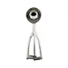 CAC China SICD-10S Squeeze Disher, #10, 3.2 oz., Ambidextrous, Stainless Steel 1 image