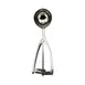 CAC China SICD-12S Squeeze Disher, #12, 2.75 oz., Ambidextrous, Stainless Steel Scoop 1 image