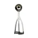 CAC China SICD-30S Squeeze Disher, #30, 1.25 oz., Ambidextrous, Stainless Steel Scoop 1 image