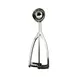 CAC China SICD-50S Squeeze Disher, #50, 0.63 oz., Ambidextrous, Stainless Steel Scoop 1 image