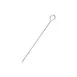 CAC China SKSR-10 Stainless Steel Skewer, 10" Round Looped Handle, Pointed End - 1 Dozen 1 image