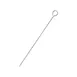 CAC China SKSR-12 Stainless Steel Metal Skewers, 10"-12" Round Looped Handle, Pointed End - 1 Dozen 1 image