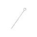 CAC China SKSR-8 Stainless Steel Skewer, 8" Round Looped Handle, Pointed End - 1 Dozen 1 image