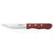 CAC China SKW2-01P Steak Knife, 4-3/4", Pointed Tip, Wood Handle - 12/Pack 1 image