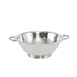 CAC China SMCD-5 Colander, 5 qt., 11-5/8" dia. x 3-7/8"H, Stainless Steel 1 image