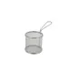 CAC China SMFB-1 Mini Serving Fry Basket, Round Stainless Steel, Smallwares Commercial Cookware 1 image