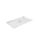 CAC China SPCN-F Stainless Steel Steam Table Pan Cover, 1/1 Size, Flat with Handle, 304 SS, NSF 1 image