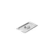 CAC China SPCN-Q Stainless Steel Steam Table Pan Cover, 1/4-Size, Flat, With Handle, 304 Stainless Steel, NSF 1 image