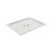 CAC China SPCO-H 1/2-Size Steam Pan Cover with Handle, 304 Stainless Steel, Oven & Freezer Safe 1 image