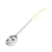 CAC China SPCT-3IV Portion Control Spoon, 3 oz, Solid, Ivory Handle, Stainless Steel 1 image