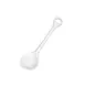 CAC China SPN-4 - Porcelain Soup Spoon, 4.5" L x 1" W x 0.38" H, White, Dishwasher Safe - 1 Dozen 1 image