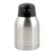 CAC China SSCF-21 Double‑Walled Carafe, 2.1 L (71 oz) Stainless Steel 12‑Hour Retention Thumb Lever 2 image
