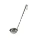 CAC China SSLD-120 Serving Ladle, 12 oz., 15-1/8"L, One-Piece Stainless Steel 1 image