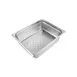 CAC China SSPH-25-4P Stainless Steel Steam Table Pan, 1/2-size, 4" Deep, Perforated, Anti-Jam, 25 Gauge 1 image