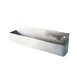 CAC China SSRH-22S Speed Rail - 22" 1-Tier Heavy-Duty Stainless Steel, Keyhole Mount, Single Style 1 image