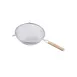 CAC China SSTR-11S Mesh Strainer, 11" Dia., Single Layer Stainless Steel Mesh, Wood Handle 1 image