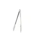 CAC China SSUT-12-05 Utility Tongs – 12" Length, Stainless Steel, Black & Cherry Handles 1 image