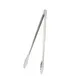 CAC China SSUT-16-05 Utility Tongs, 16" Stainless Steel, Black Cherry Color, Non‑Coated Handle 1 image