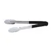 CAC China STCH-12BK Utility Tongs, 12" Heavy-Duty Stainless Steel, Black Handle 1 image