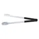 CAC China STCH-16BK Utility Tongs, 16" Heavy-Duty Stainless Steel with Black Handle 1 image
