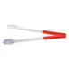 CAC China STCH-16RD Utility Tongs, 16" Heavy-Duty Stainless Steel with Red Handle 1 image