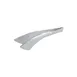 CAC China STG1-11 Serving Tongs, 10-1/2"L, One-Piece, 18/8 Stainless Steel, Satin Finish 1 image