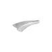 CAC China STG1-9 Serving Tongs, 8-1/2"L, One-Piece, 18/8 Stainless Steel, Satin Finish 1 image