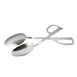 CAC China STG2-10D Scissor Tongs, 10" Double Spoon, 18/8 Stainless Steel 1 image