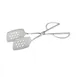CAC China STG2-11P Pastry Tongs, 10-1/2", Perforated, 18/8 Stainless Steel 1 image