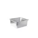 CAC China STP2T-25-6 Stainless Steel Steam Pan, 2/3 Size, 6" Deep, Stacking Lug, Dishwasher Safe 1 image