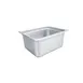 CAC China STPH-25-6 Stainless Steel 1/2-Size 6" Deep Steam Pan, Anti-Jam, Stacking Lug 1 image