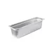 CAC China STPHL-24-6 Stainless Steel Steam Table Pan, 1/2-Size Long, 6" Deep, Stack Lug, 24G, NSF 1 image