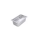 CAC China STPQ-22-4 Steel Steam Table Pan 1/4-Size 4" Deep 22 Gauge Anti-Jam Stacking Lug 1 image