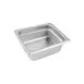 CAC China STPS-23-2 Stainless Steel Steam Table Pan, 1/6-size, 2-1/2" Deep, Anti‑Jam, Stacking Lug 1 image