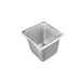 CAC China STPS-S25-6 Stainless Steel Steam Table Pan, 1/6-size, 6" Deep, 25 Gauge, Dishwasher Safe 1 image