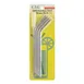 CAC China STRA-8B Reusable Straws, 1/4" dia. x 8-1/2"L, Bend, Stainless Steel, 5/Pack 1 image