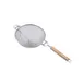 CAC China STRH-10S Mesh Strainer, 10-1/4" Dia., Single, Reinforced, Wood Handle, Stainless Steel 1 image