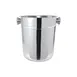 CAC China SWBT-8 Wine Bucket, 8 Qt Stainless Steel with Knob Handle, 5-9 Quart Capacity, Finish 1 image