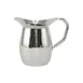 CAC China SWPB-3 Metal Pitcher, 3 Qt (96-128 Oz) Bell‑Shaped Stainless Steel Pitcher with Handle 1 image