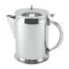 CAC China SWPT-64L Metal Pitcher, 2 Qt (64 Oz) Steel Server with Base, Hinged Lid and Handle 1 image