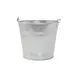 CAC China TBS1-87 8" Dia x 7" H Galvanized Metal Serving Pail Smallware Tabletops Dinnerware 1 image