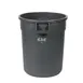 CAC China TCNC-20 - 20‑Gal Trash Can, 23" H x 22" D, Gray Poly Plastic, No Lid 1 image