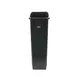 CAC China TCSL-23BK - 23 Gallon Slim Trash Can, 29" H x 20" W, Black Plastic, No Lid, Janitorial Use 1 image