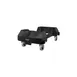 CAC China TCSL-23KDL Dolly - Slim Trash Can Cart, 24"W x 15-3/4"D, Black Plastic Construction 1 image