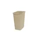 CAC China TCWB-41BG - 41 Qt (10 Gal) Trash Can, Beige Plastic, 15" Length, No Lid, 40-49 Gal Capacity 1 image