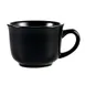 CAC China TG-1-BLK - Tango 7.5 oz Black Porcelain Coffee Cup, 3.5" Dia x 2.75" H - 1 Dozen 1 image