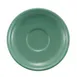 CAC China TG-2-G Tango Saucer, 6" Dia x 0.875" H, Porcelain, Green, Dishwasher Safe - 1 Dozen 1 image