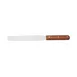 CAC China TNRW-08SP Commercial Spatula, 7-7/8"L, Stainless Steel with Wood Handle 1 image