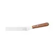 CAC China TNRW-7SP Commercial Spatula, 6-1/2"L, Stainless Steel with Wood Handle 1 image